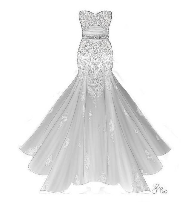 婚纱礼服样式-婚纱礼服设计-服装设计